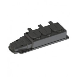 NE-AD KAUÇUK TOPRAKLI ÜÇLÜ PİRİZ 1X16 A